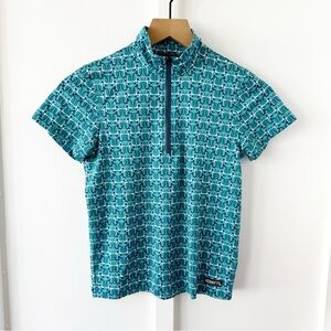 KERRITS teal Kid Always Cool SS Print Top